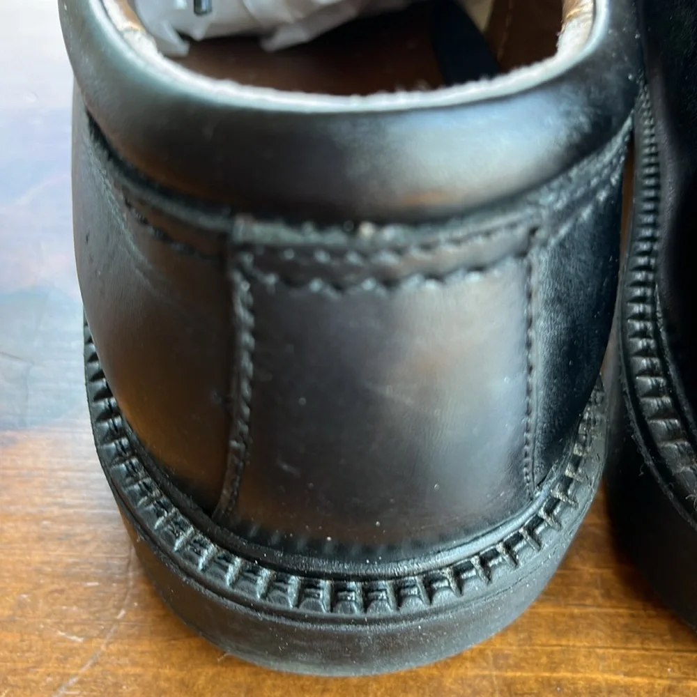 Dockers Black Leather Gordon Dress Cap Toe Oxford 090-2214 Sz 10.5